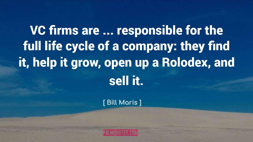 Vc quotes by Bill Maris