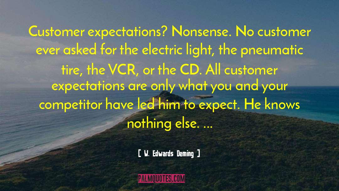 Vcr quotes by W. Edwards Deming