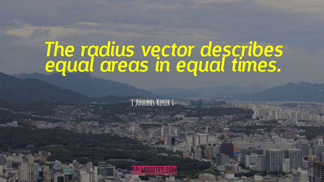 Vectors quotes by Johannes Kepler