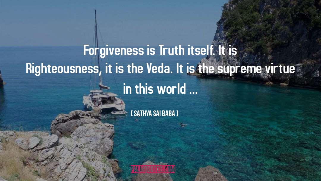 Vedas quotes by Sathya Sai Baba