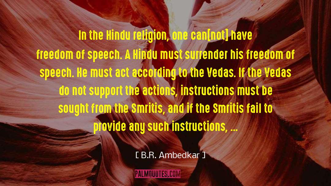 Vedas quotes by B.R. Ambedkar