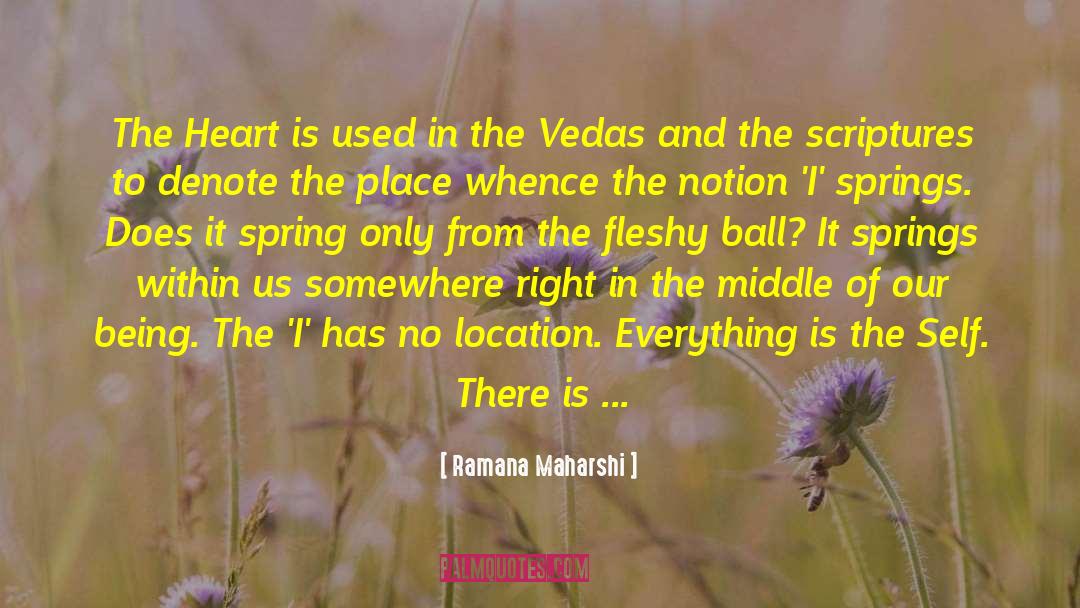 Vedas quotes by Ramana Maharshi