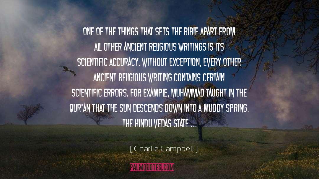 Vedas quotes by Charlie Campbell