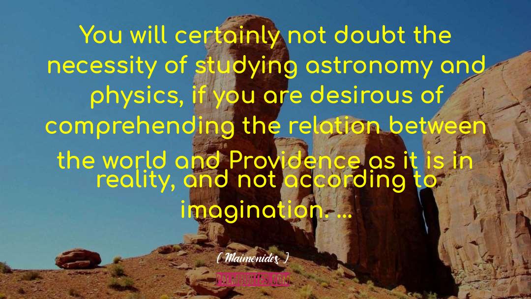 Vedic Astrology quotes by Maimonides