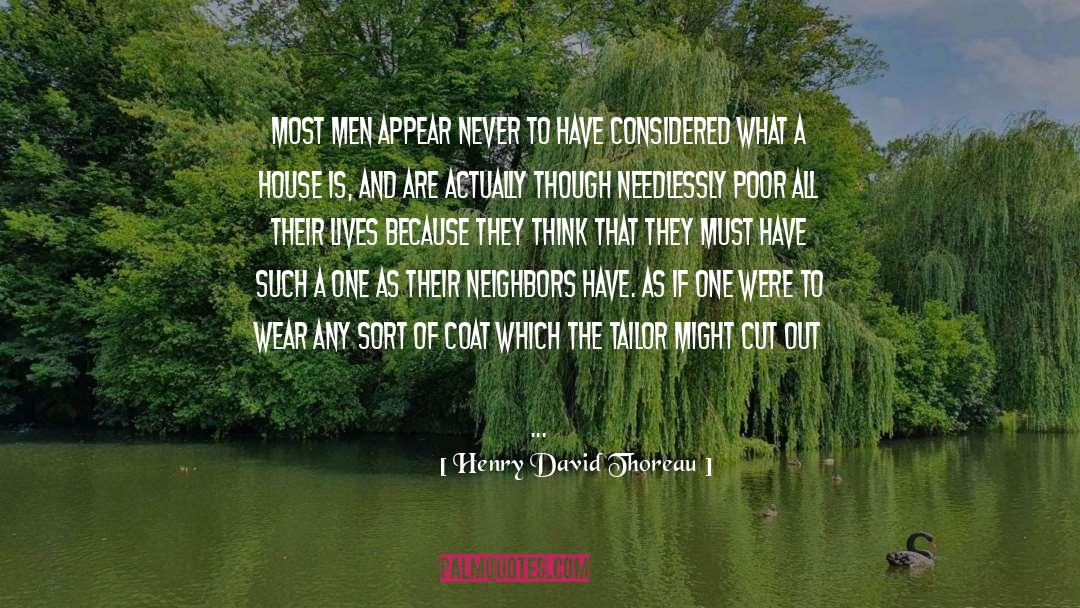 Veerkamp Coat quotes by Henry David Thoreau