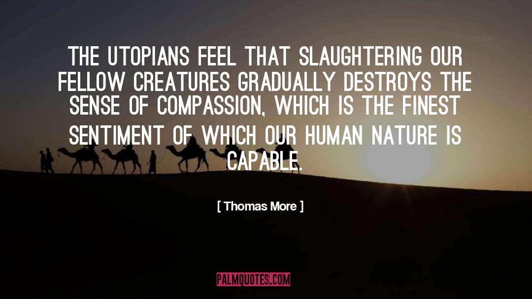 Vegan quotes by Thomas More