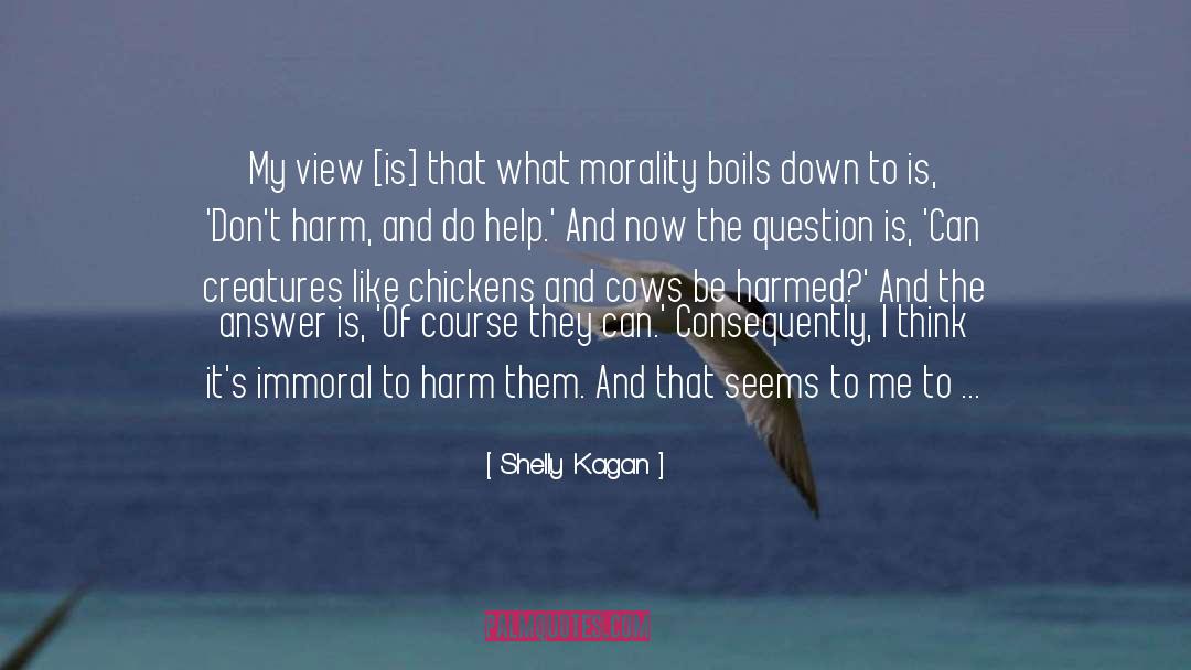 Vegan Vegetarian quotes by Shelly Kagan