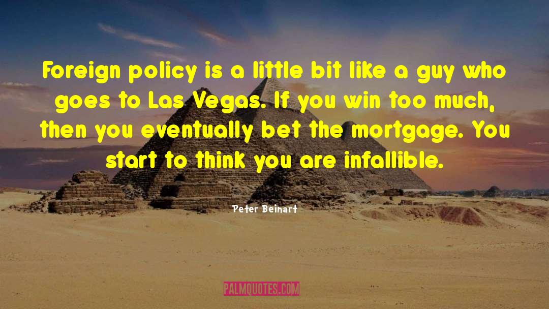 Vegas quotes by Peter Beinart