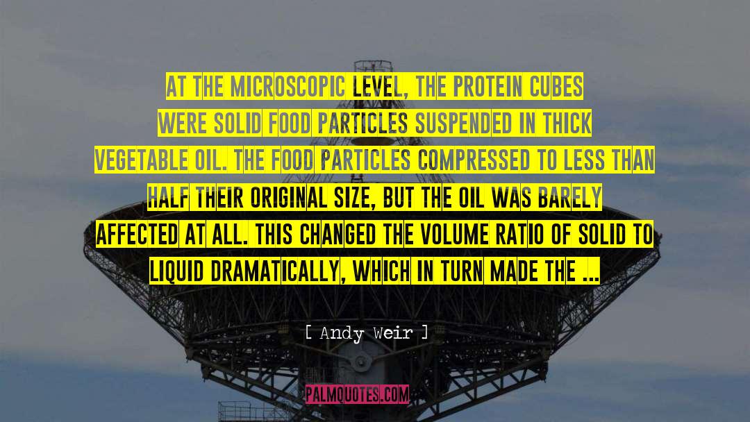 Vegetable Oil quotes by Andy Weir