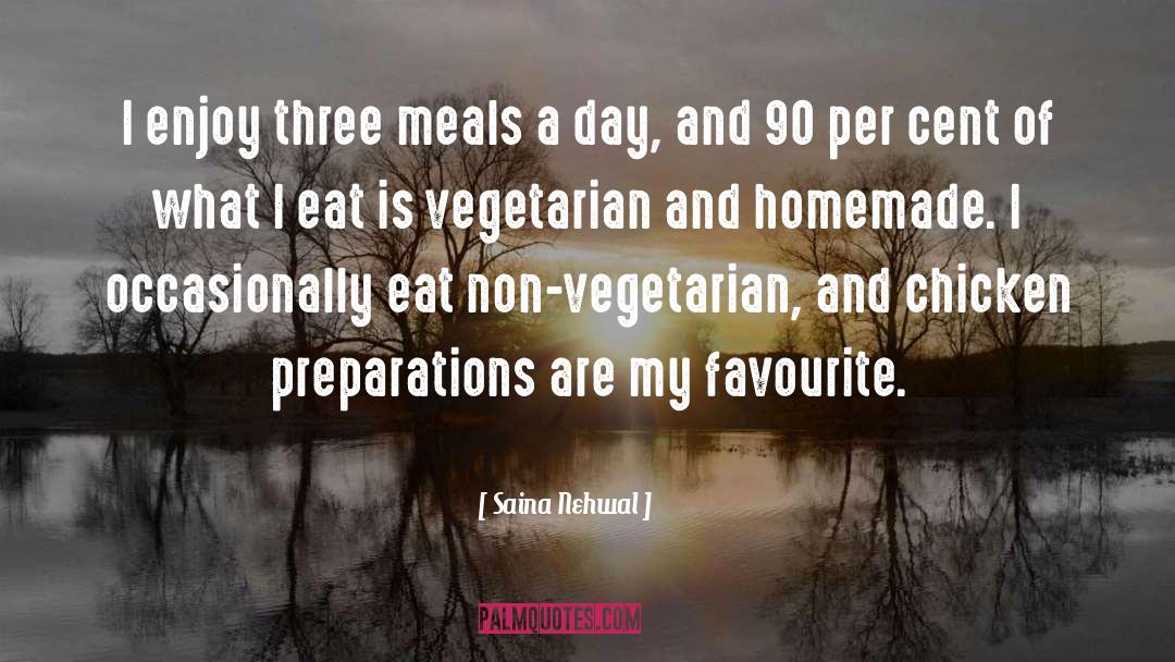 Vegetarian quotes by Saina Nehwal