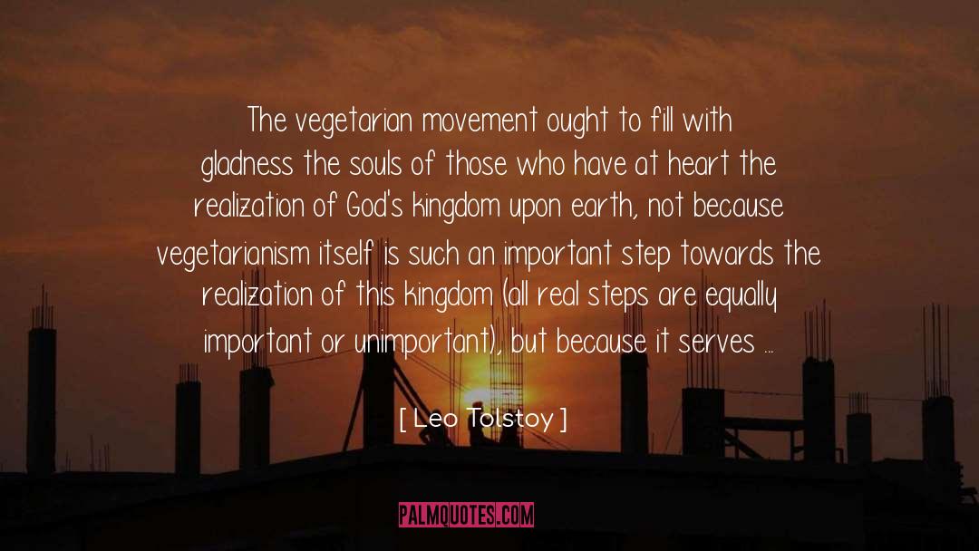 Vegetarianism quotes by Leo Tolstoy