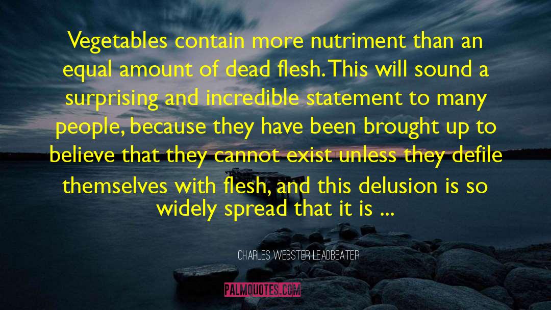 Vegetarianism quotes by Charles Webster Leadbeater