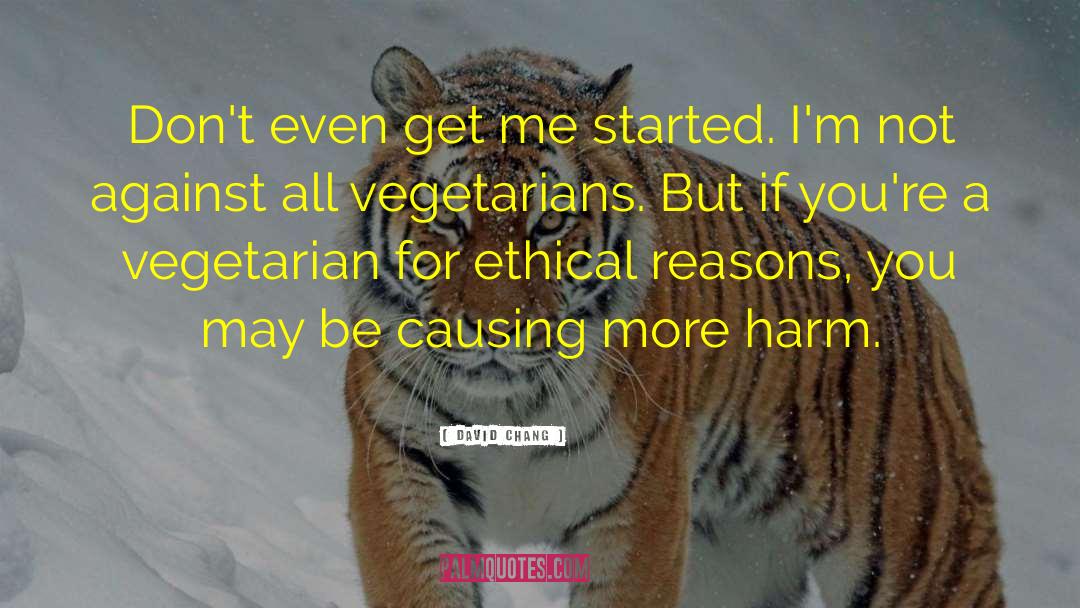 Vegetarians quotes by David Chang