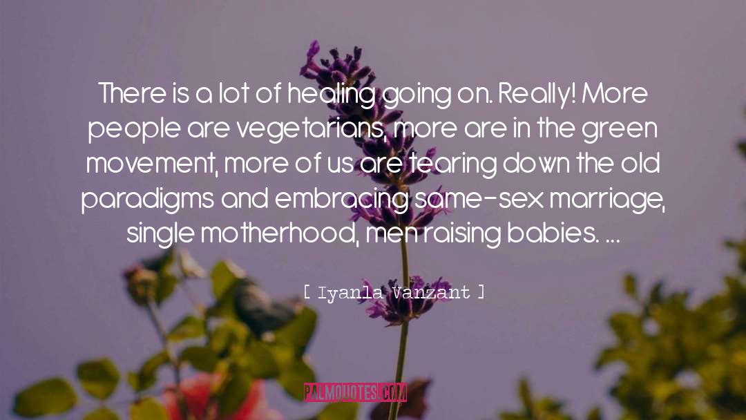 Vegetarians quotes by Iyanla Vanzant