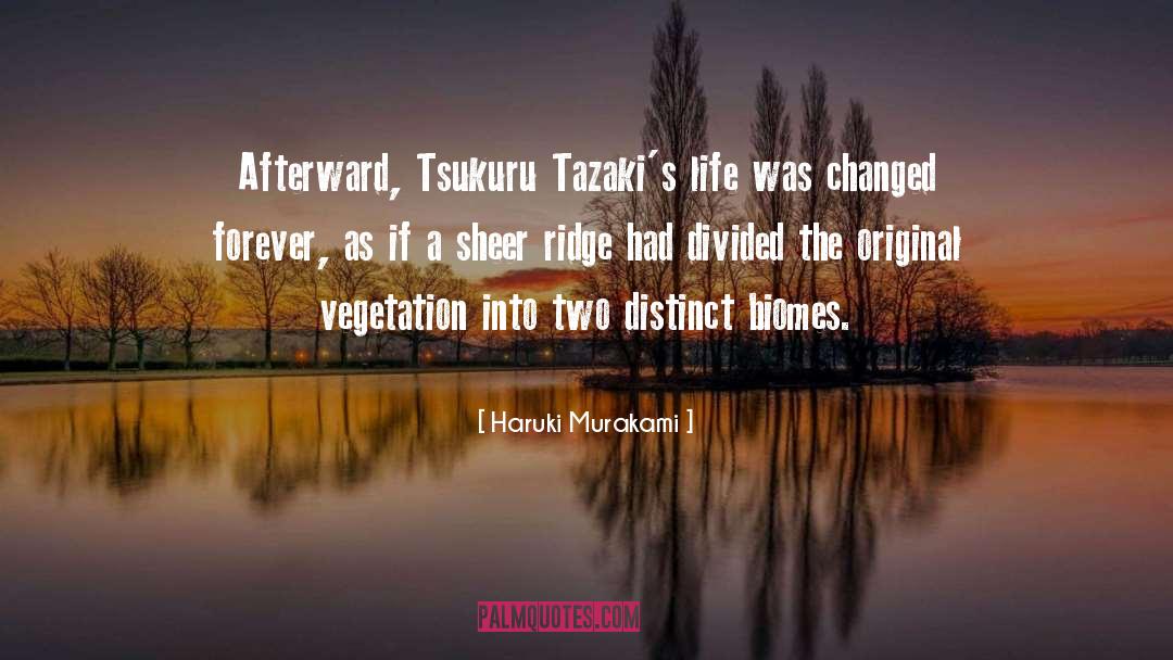 Vegetation quotes by Haruki Murakami