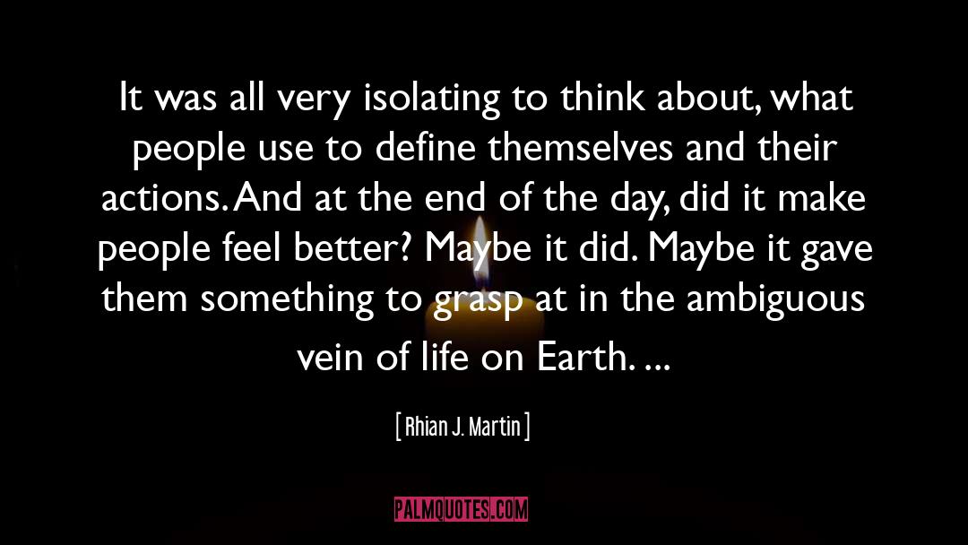 Vein quotes by Rhian J. Martin