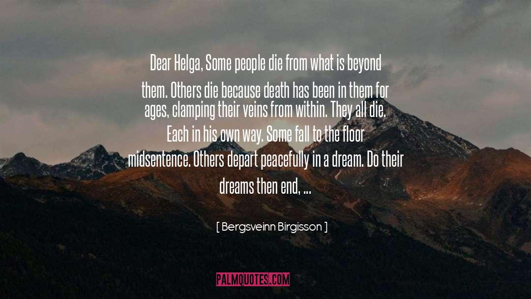 Veins quotes by Bergsveinn Birgisson