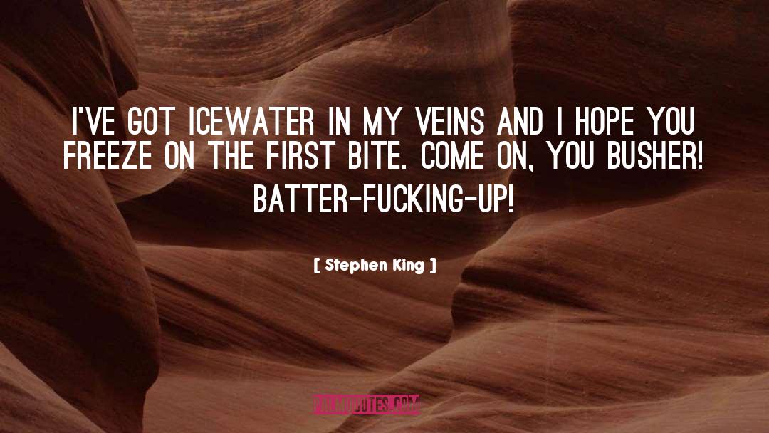 Veins quotes by Stephen King