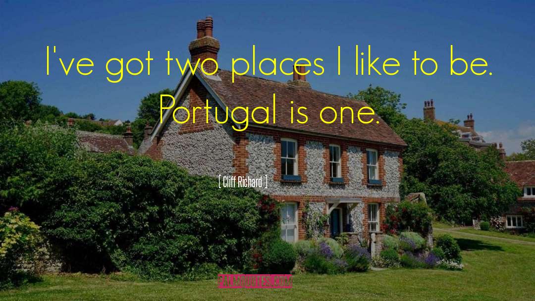 Velilla Portugal quotes by Cliff Richard