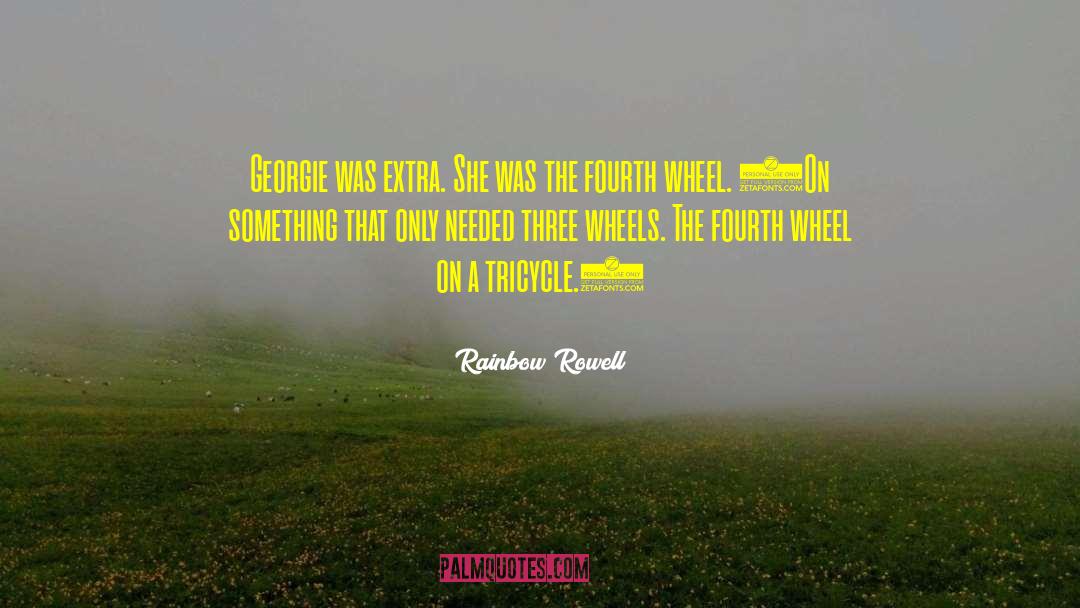 Velocipede Tricycle quotes by Rainbow Rowell