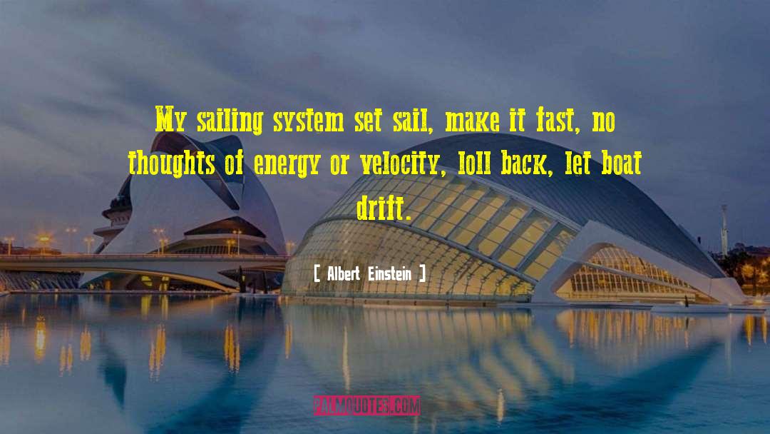 Velocity quotes by Albert Einstein