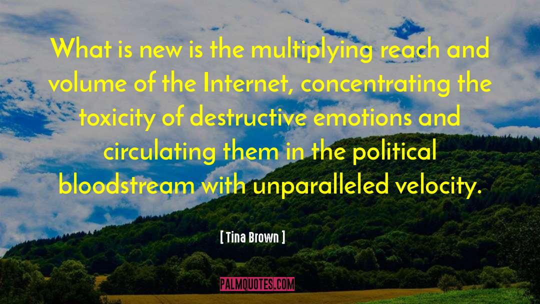 Velocity quotes by Tina Brown