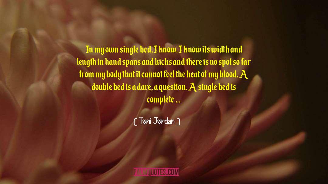 Velocity Single Double quotes by Toni Jordan