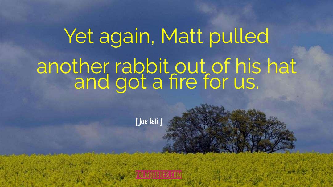 Velveteen Rabbit quotes by Joe Teti