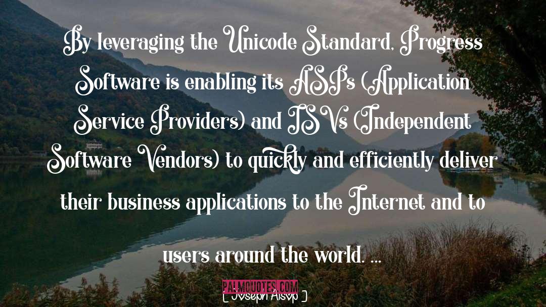 Vendors quotes by Joseph Alsop