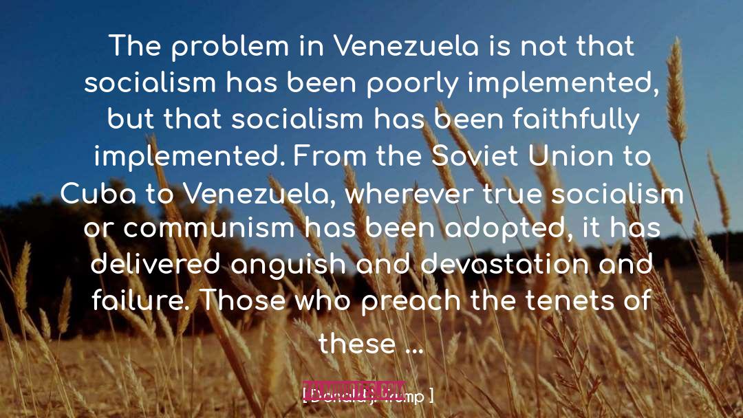 Venezuela quotes by Donald J. Trump