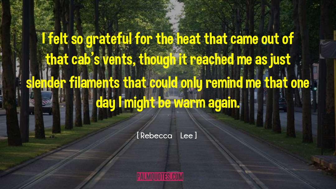 Vents quotes by Rebecca    Lee