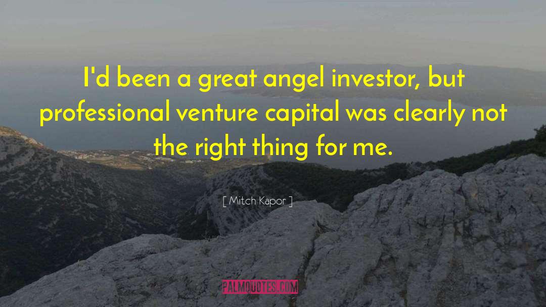 Venture Capital quotes by Mitch Kapor
