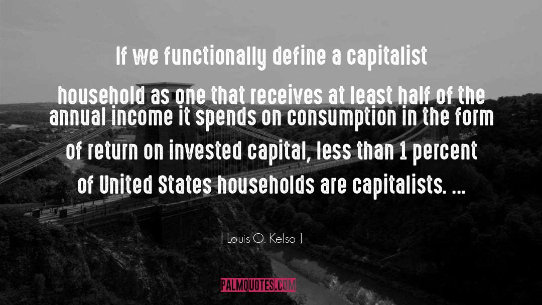 Venture Capitalists quotes by Louis O. Kelso