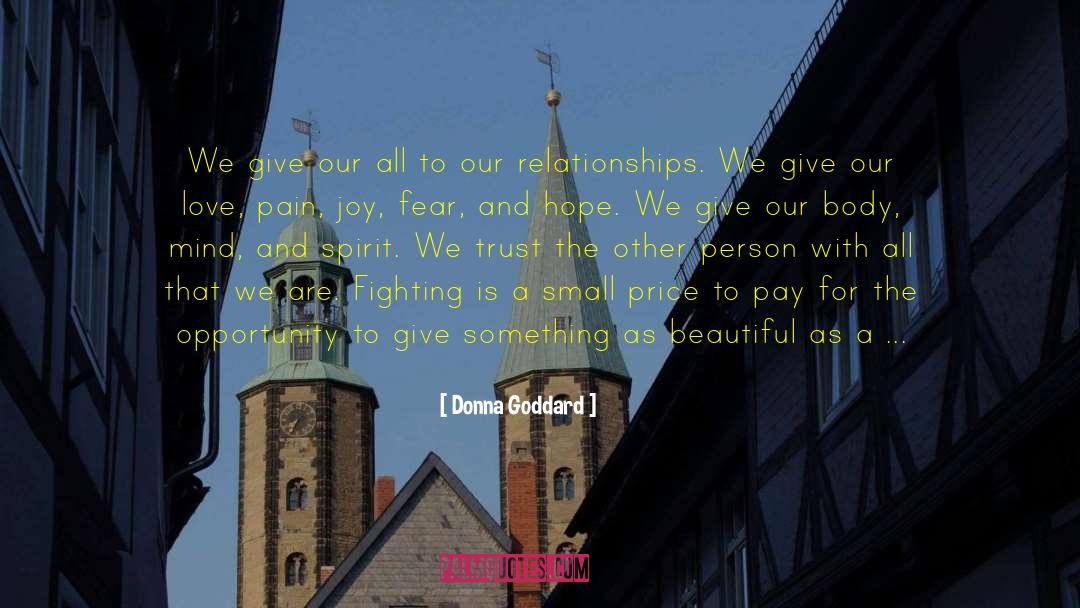 Ventures quotes by Donna Goddard