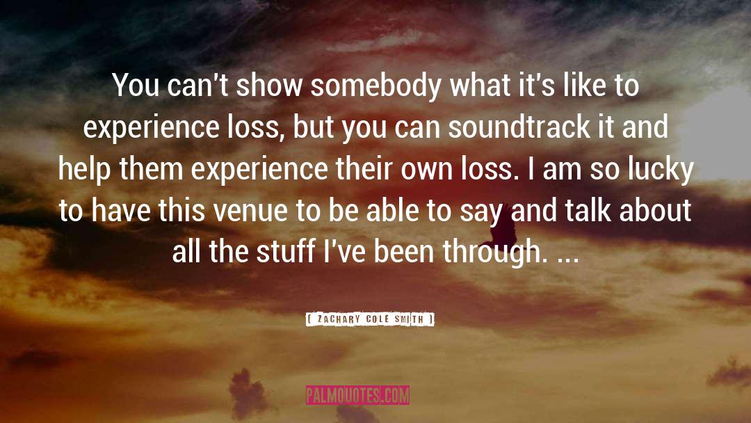 Venue quotes by Zachary Cole Smith