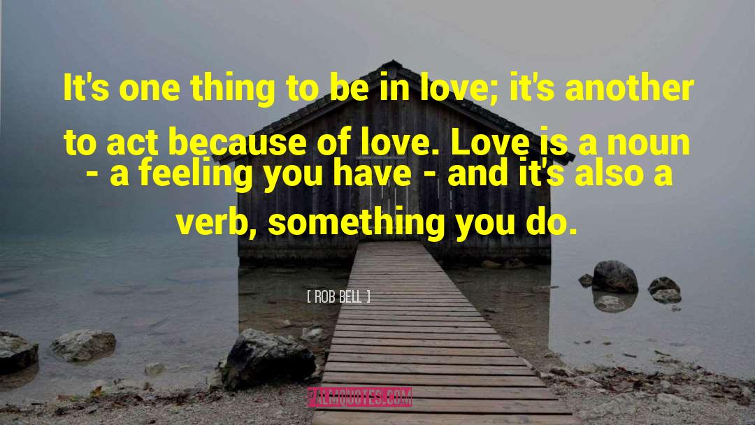 Verb quotes by Rob Bell