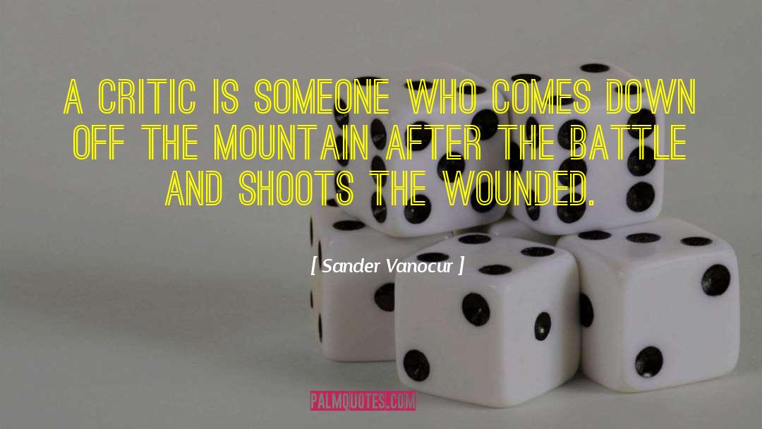 Verboom Sander quotes by Sander Vanocur