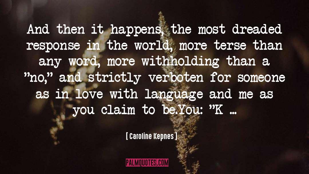 Verboten Brewery quotes by Caroline Kepnes