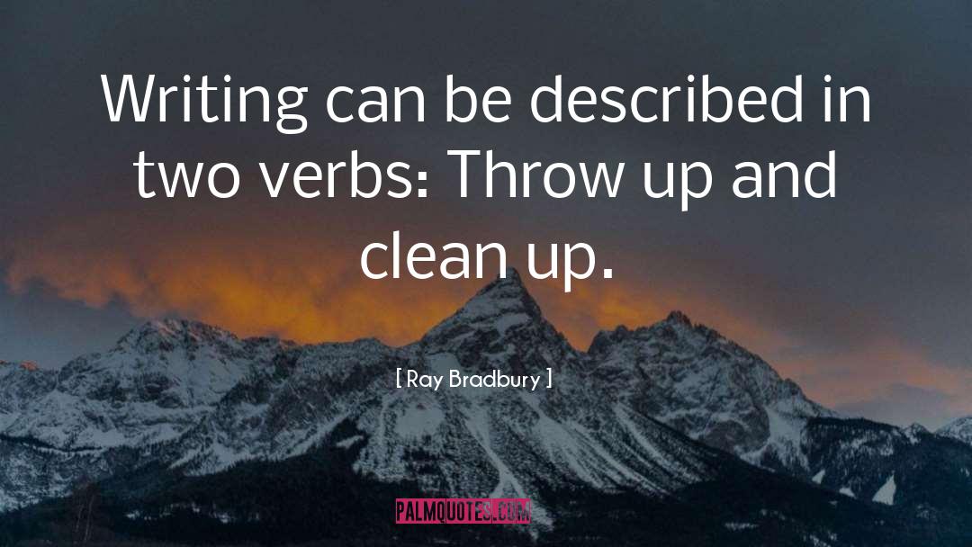 Verbs After quotes by Ray Bradbury