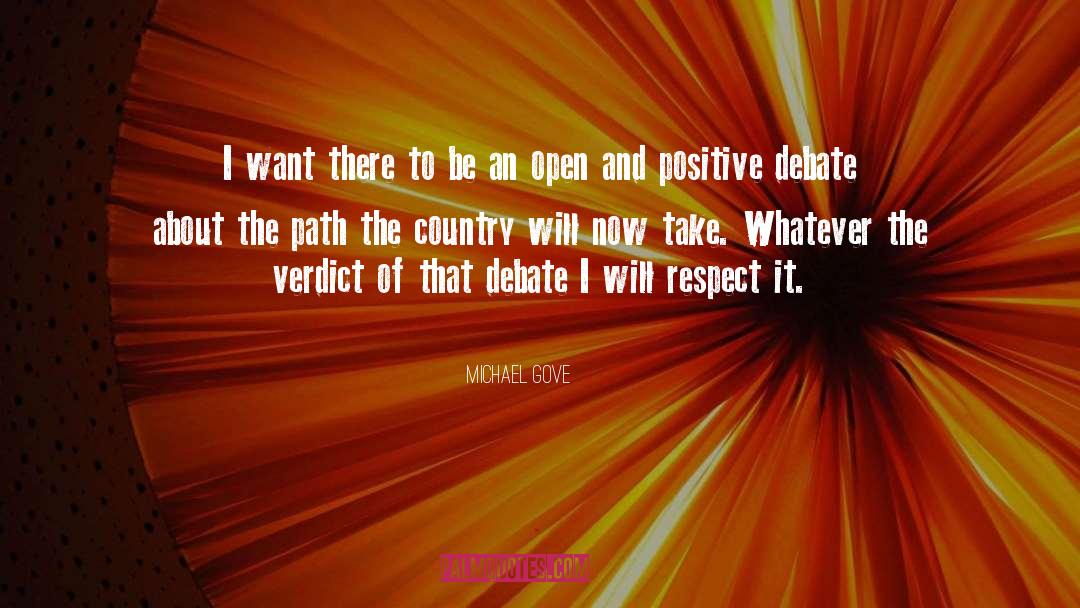 Verdict quotes by Michael Gove
