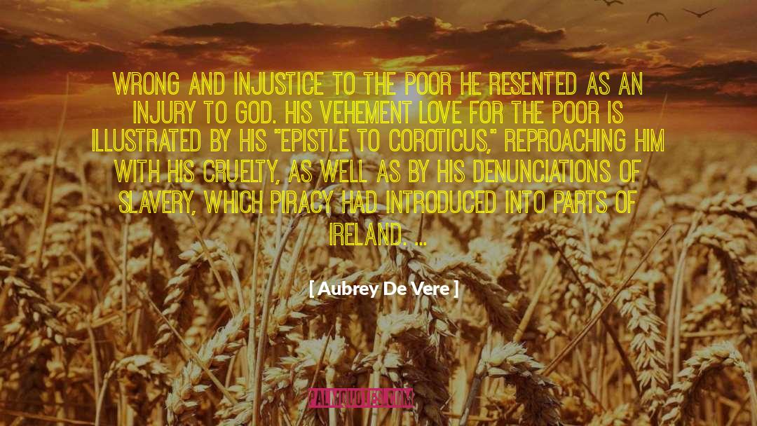 Vere quotes by Aubrey De Vere