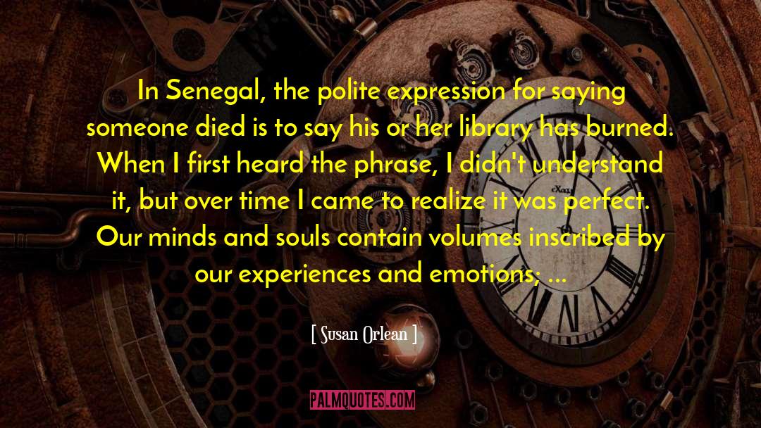 Vergers Senegal Vente quotes by Susan Orlean