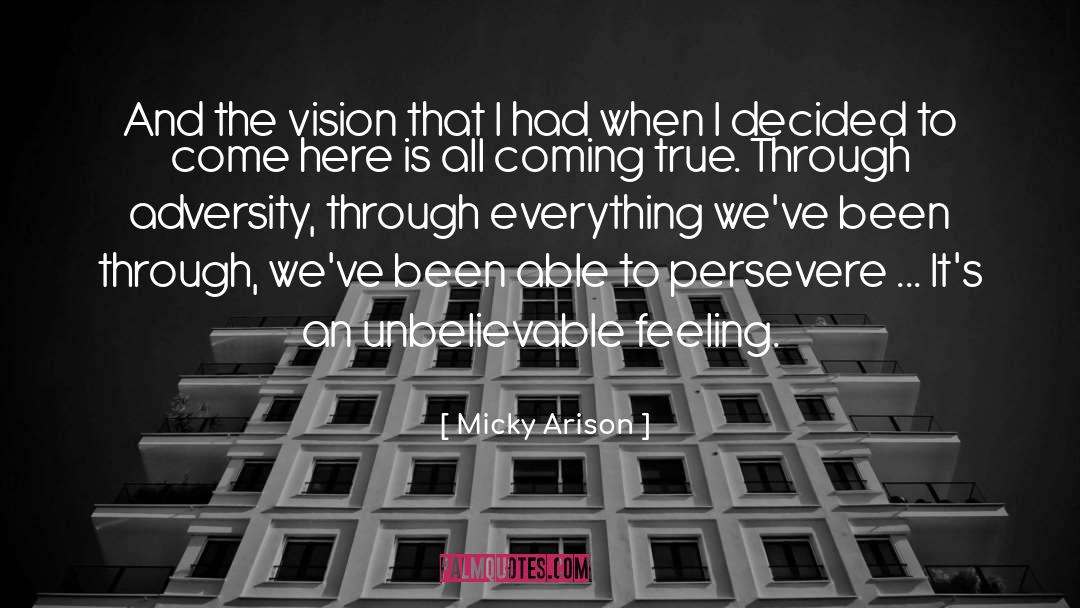 Verhoeff Vision quotes by Micky Arison