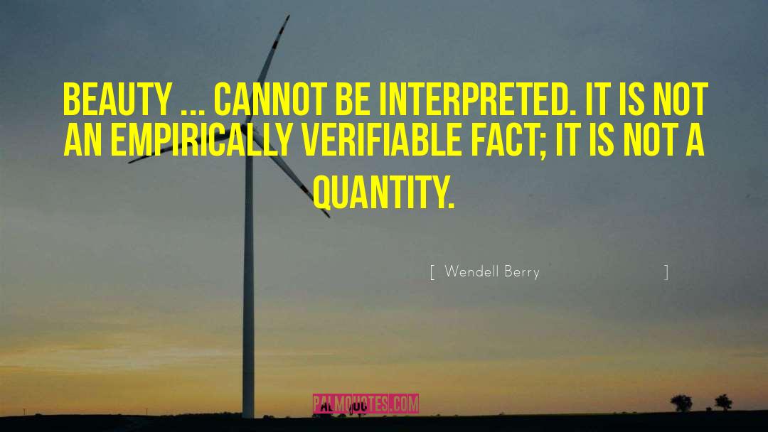 Verifiable quotes by Wendell Berry