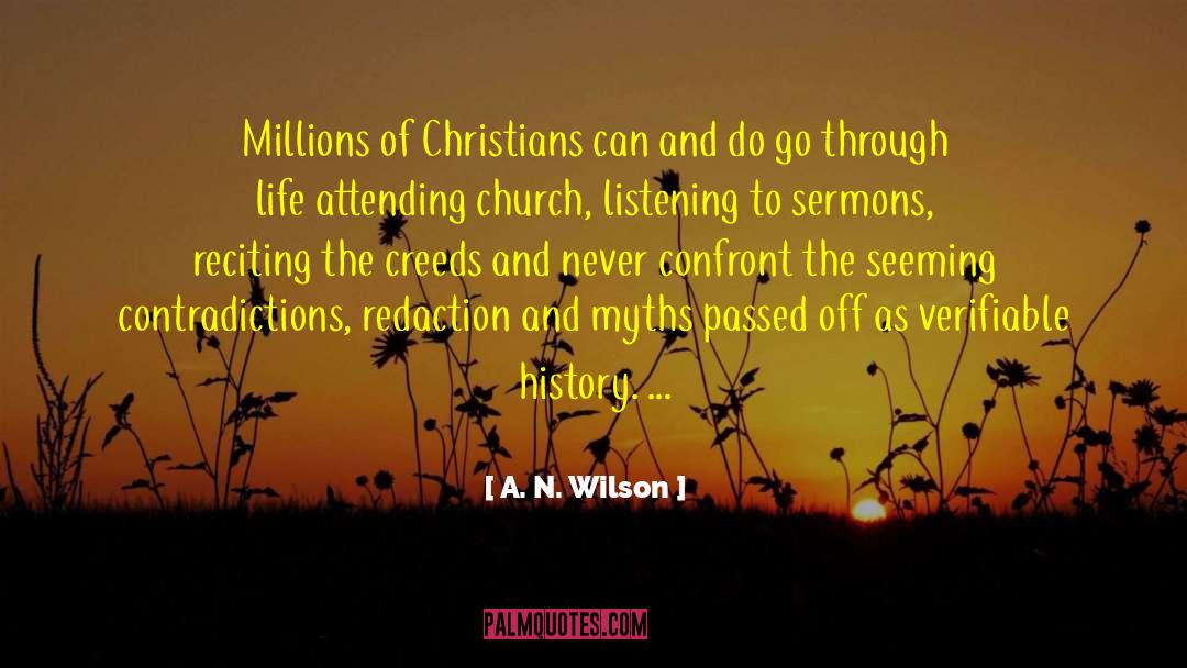 Verifiable quotes by A. N. Wilson