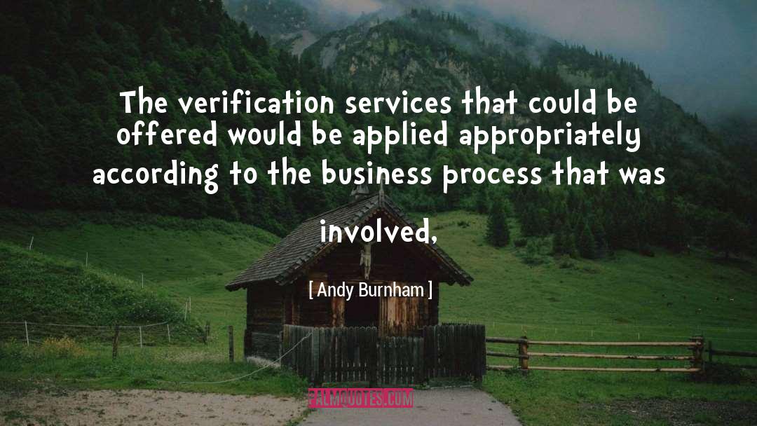 Verification Of quotes by Andy Burnham