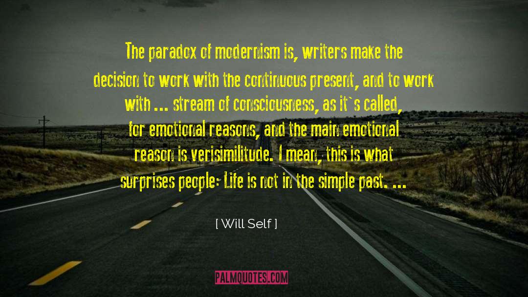 Verisimilitude quotes by Will Self