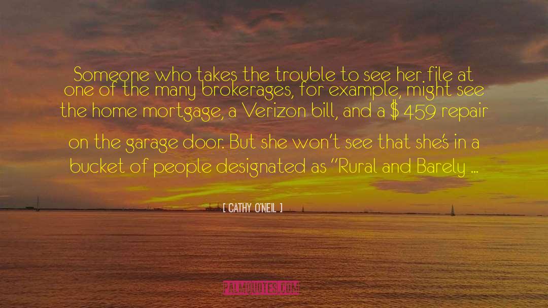 Verizon quotes by Cathy O'Neil