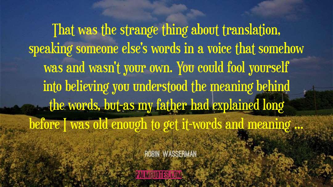 Verliebt Translation quotes by Robin Wasserman