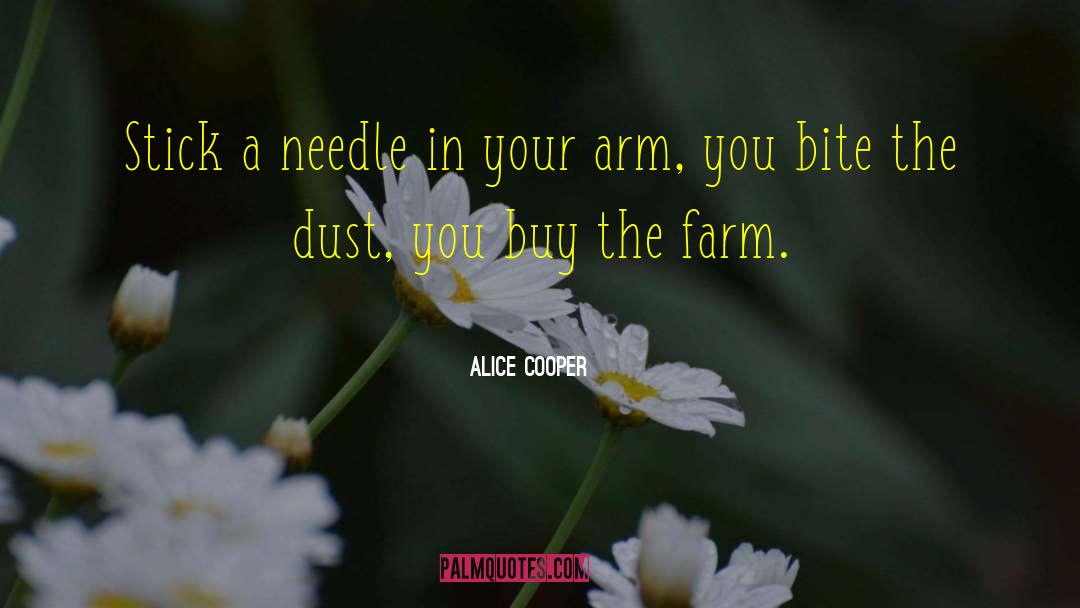 Verres Needle quotes by Alice Cooper